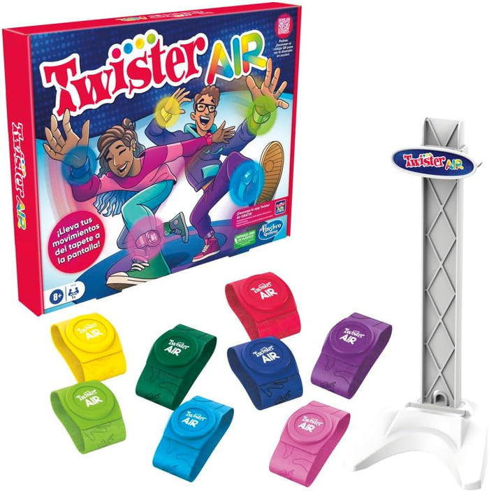 Twister Aire Juego de Equilibrio con aplicación de Realidad Aumentada Hasbro Gaming