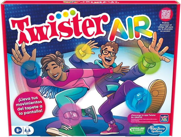 Twister Aire Juego de Equilibrio con aplicación de Realidad Aumentada Hasbro Gaming