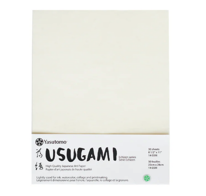 Usugami Paper 8.5" x 11" (30 Sheets)