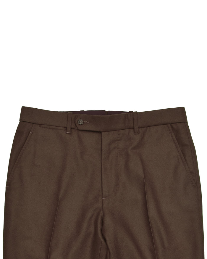 VBC:100% Wool Mud Brown Flannel
