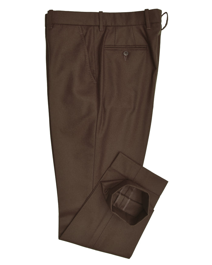 VBC:100% Wool Mud Brown Flannel
