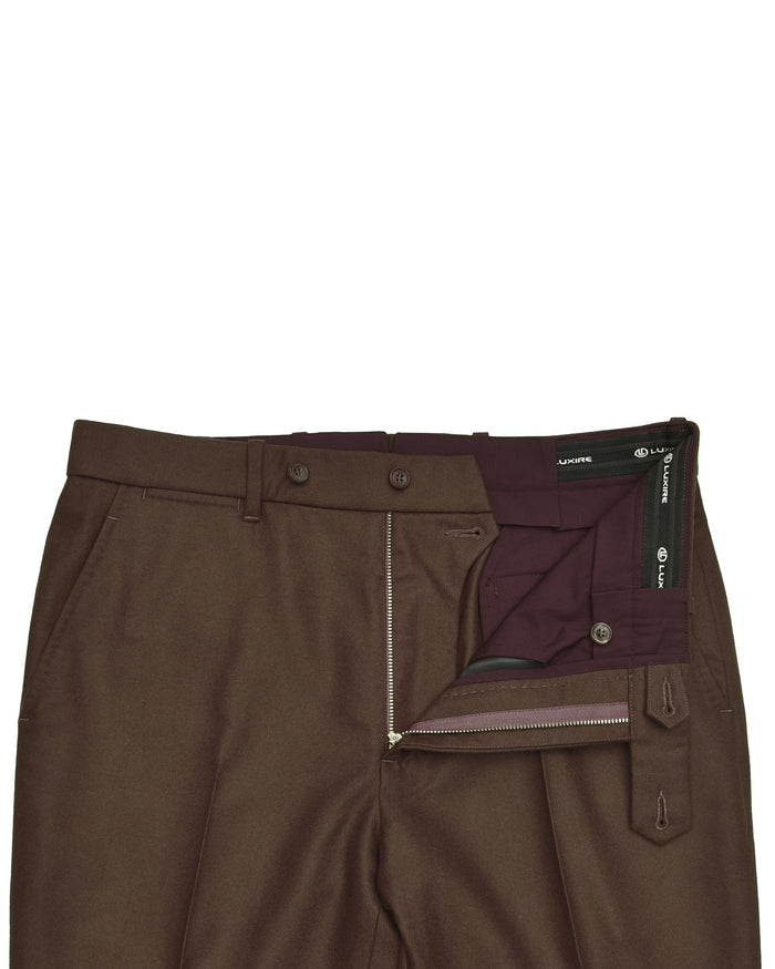 VBC:100% Wool Mud Brown Flannel