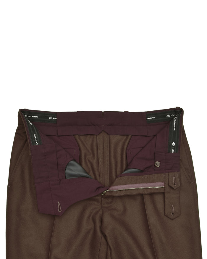 VBC:100% Wool Mud Brown Flannel