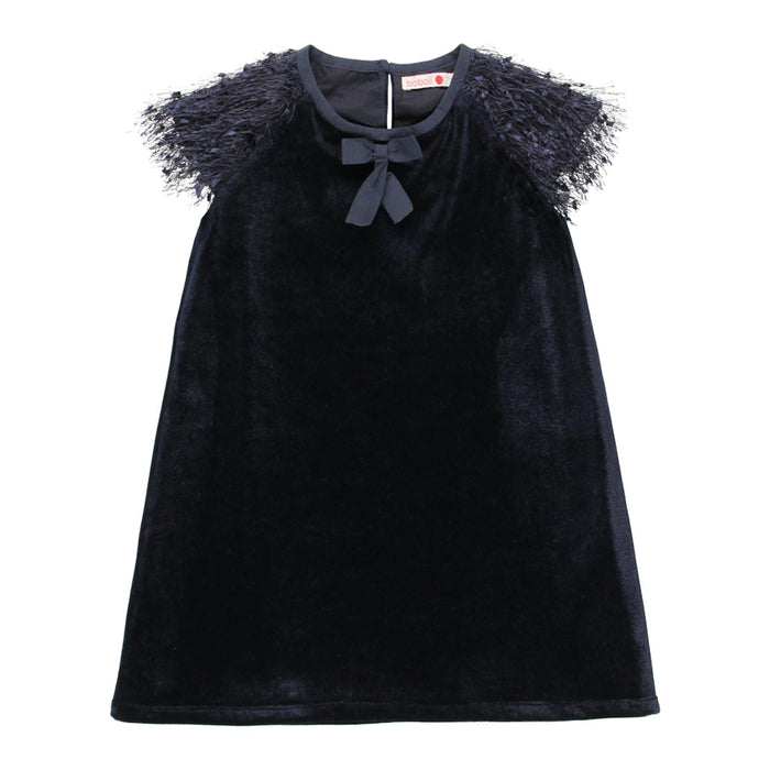 Vestido azul marino formal niña BOBOLI