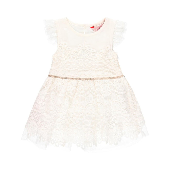 Vestido Con Encaje Para Bebé Niña BOBOLI
