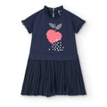 Vestido De Punto Combinado Para Niña BOBOLI