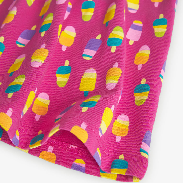 Vestido De Punto Estampado Para Niña BOBOLI