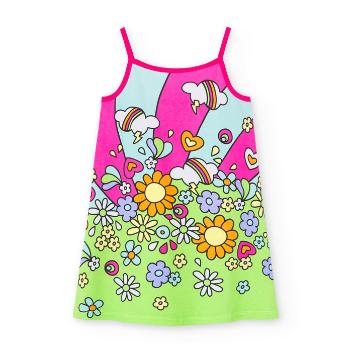 Vestido De Punto Tirantes Para Niña BOBOLI