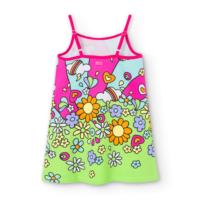 Vestido De Punto Tirantes Para Niña BOBOLI