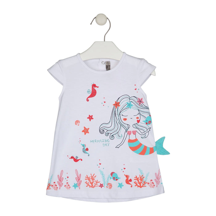 Vestido Estampado Sirena Bebé Losan