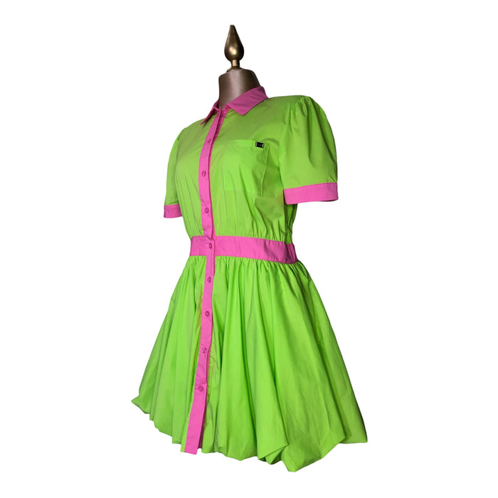 Vestido Green Bombacho Inferior LC.