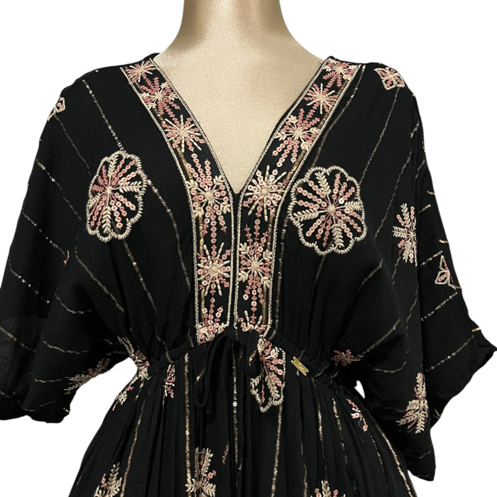 Vestido Negro Manga 3/4 Mussi
