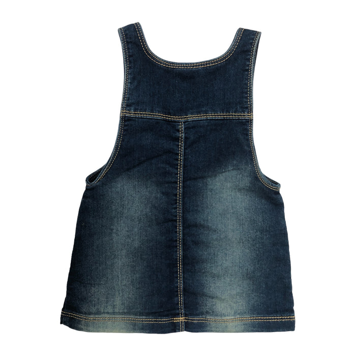 Vestido Pichie Mezclilla Vaquero Para Bebé Niña Losan