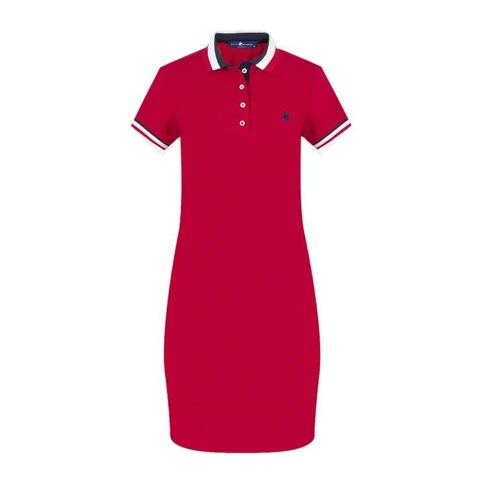 Vestido Polo Clásico Rojo Rock Hampton Polo Team