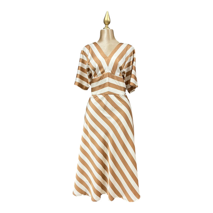 Vestido Tipo Kimono Beige/Hueso MUSSI