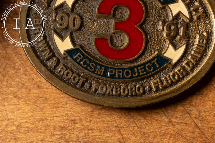 Vintage Amoco Oil Power Station Belt Buckle