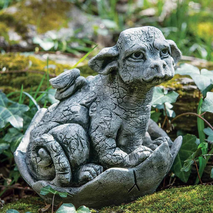Whimper Cast Stone Garden Statue | Dragon Statue