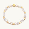 White Hearts by the Pearl Base Bracelet