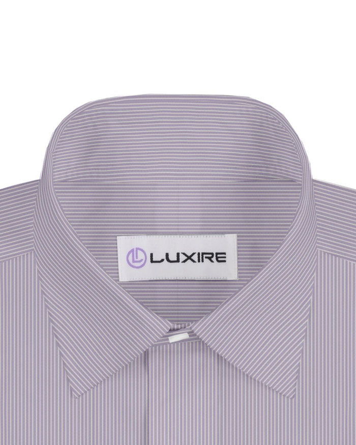 White Pin Stripes On Purple