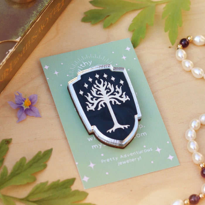 White Tree Brooch