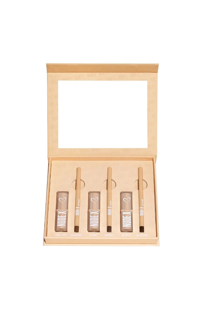 Your Best Nude Lip Set 3 Matte Lipsticks + 3 Retractable Lip Linner Beauty Creations