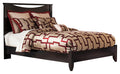Zanbury B217B2 Merlot Queen Panel Bed