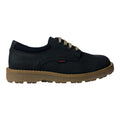Zapato De Piel Azul Para Niño Audaz