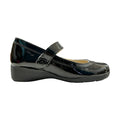 Zapato Escolar Mini Tacón Color Negro Dogi
