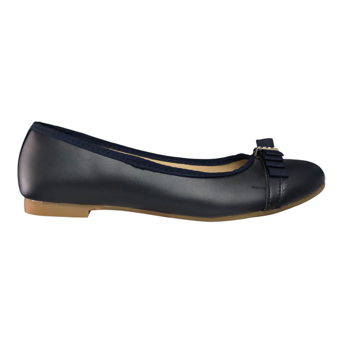 Zapato Flat Marino Para Niña Chabelo