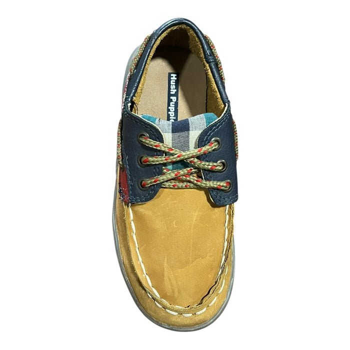Zapato Miel Tipo Náutico Para Niño Hush Puppies