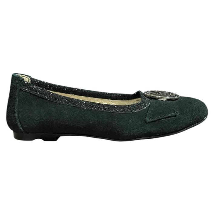 Zapato Negro Gamuza Para Niña Hush Puppies