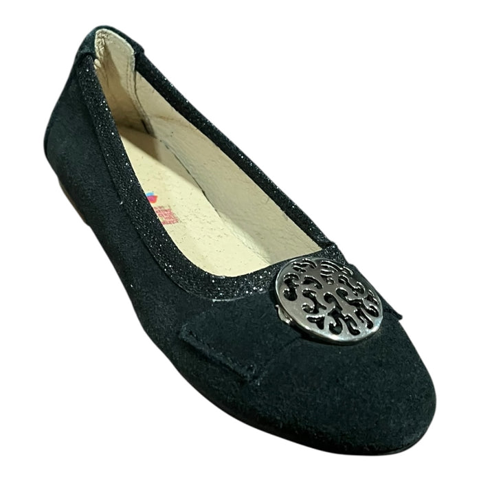 Zapato Negro Gamuza Para Niña Hush Puppies