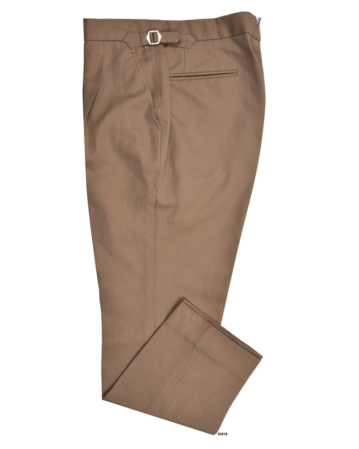 Zegna Camel Brown Linen