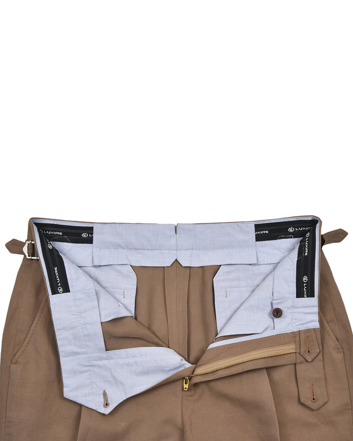 Zegna Camel Brown Linen