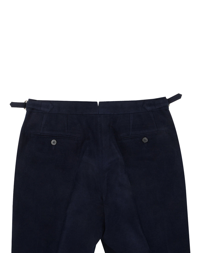 Zegna Navy Cashco Moleskin