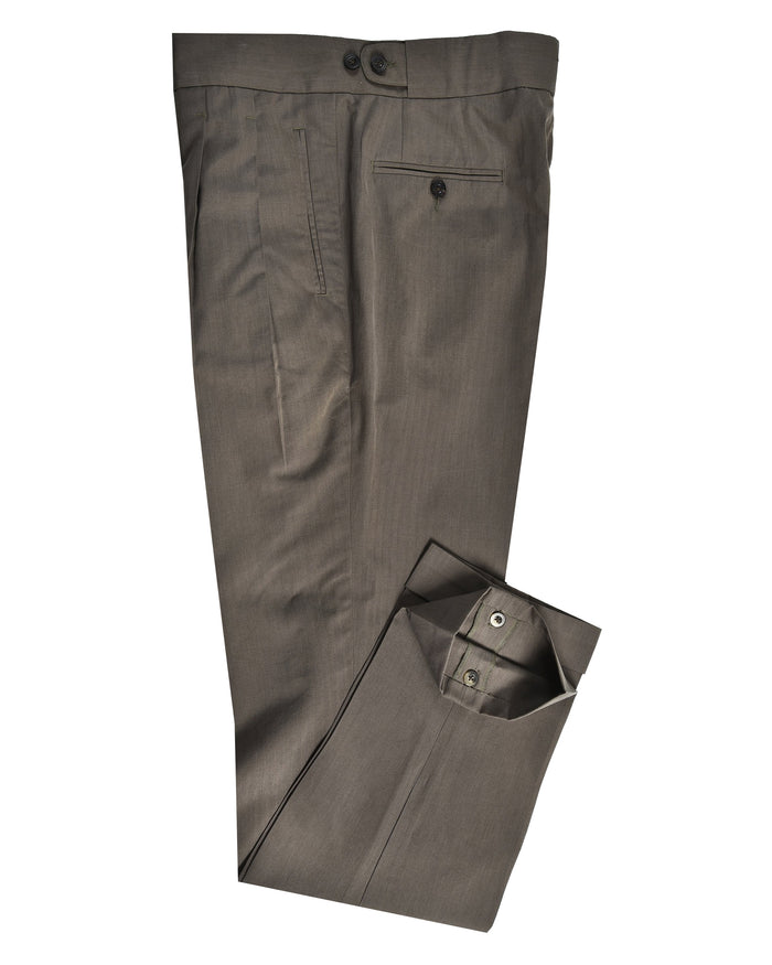 Zegna Olive Drab Cotton