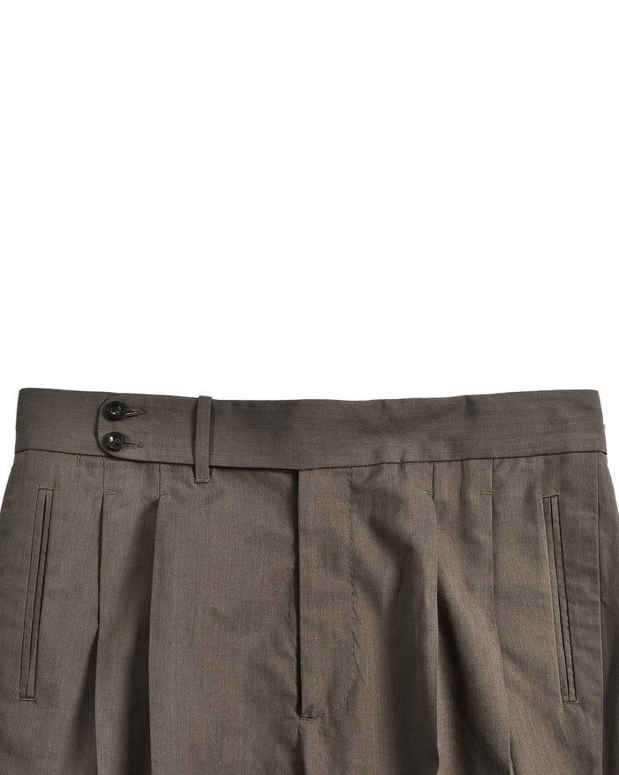 Zegna Olive Drab Cotton